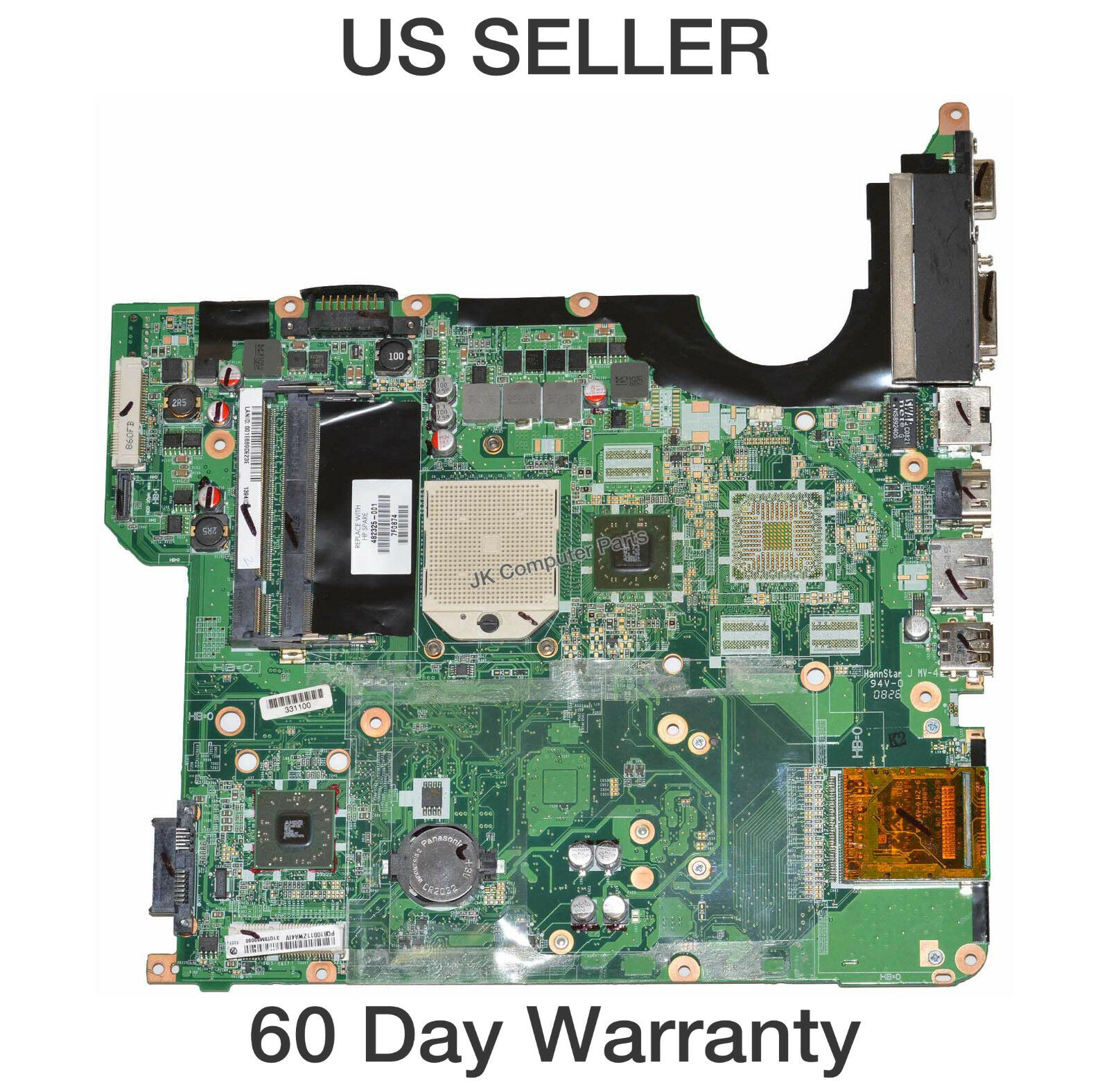 HP Compaq DV5 AMD Laptop Motherboard 493617-001 Brand: HP Compatible CPU Brand: AMD MPN: 493617-001 Comp