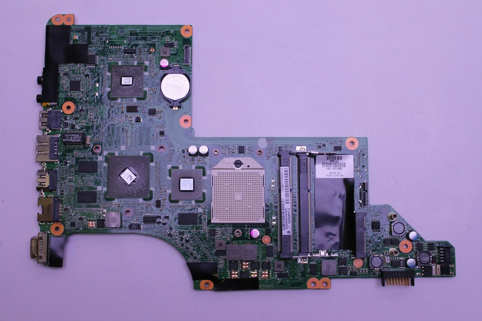 HP PAVILION DV6-3000, DV6-3033SA AMD MOTHERBOARD 595133-001 DA0LX8MB6D0 D651 Compatible Brand: For HP MPN: