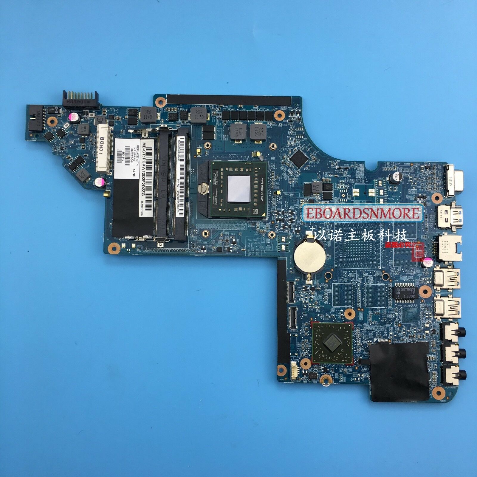 HP DV6 DV6-6000 AMD Laptop Motherboard 665282-001 Compatible CPU Brand: AMD Memory Type: See Description Soc