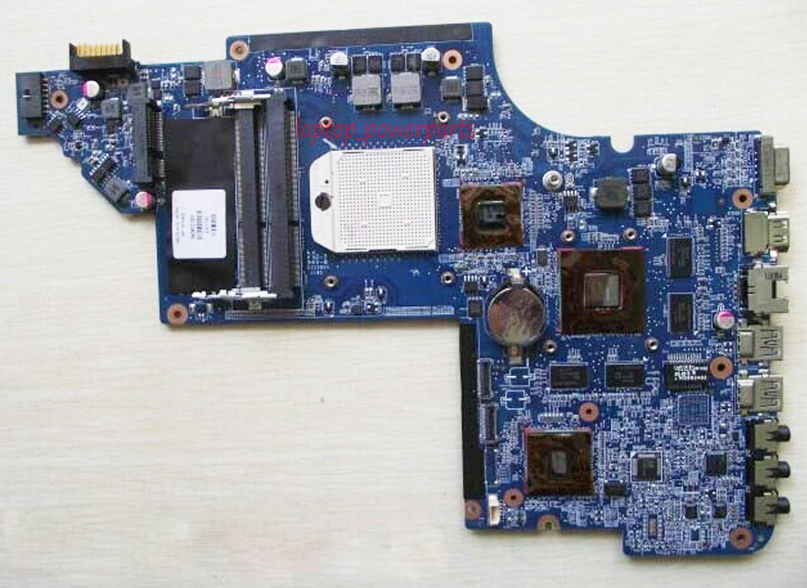 HP DV6 DV6-6000 AMD Motherboard 640452-001 DSC HD6650/1G U2 Tested Brand: HP Compatible CPU Brand: AMD