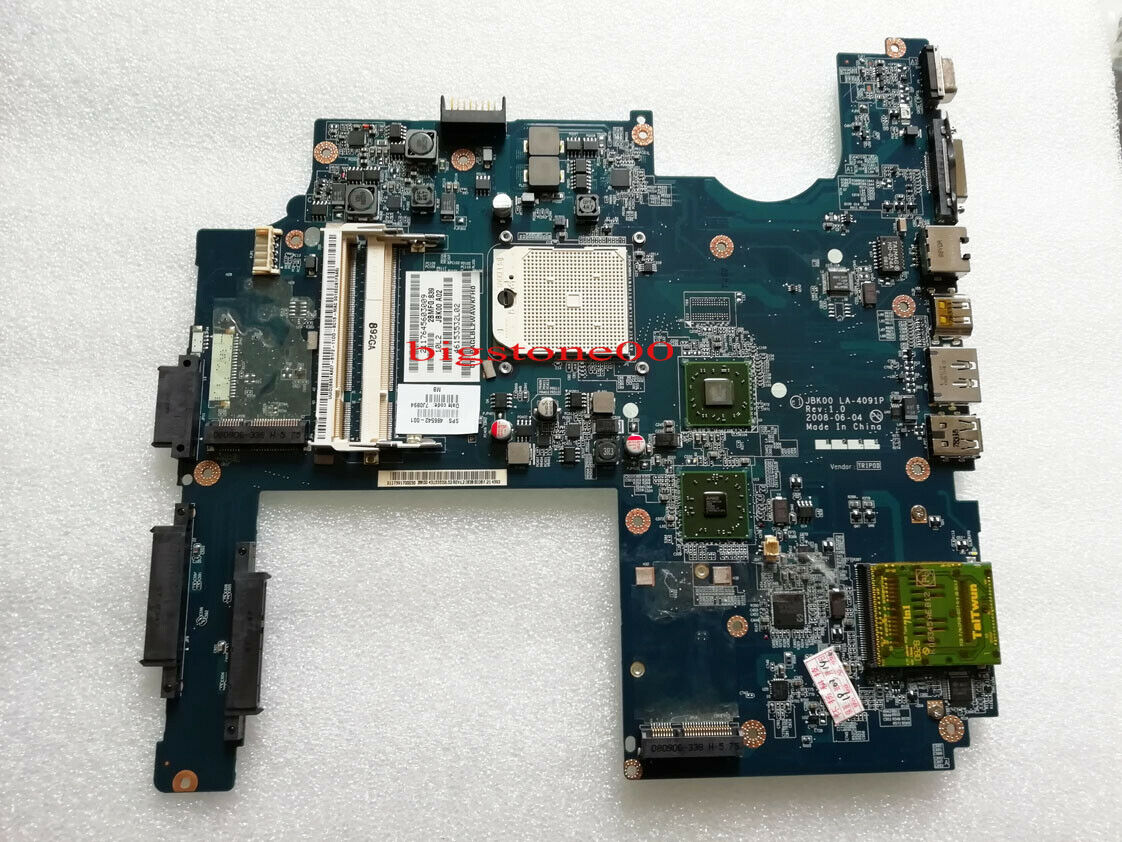 HP Pavilion DV7 DV7-1000 Laptop Motherboard, 486542-001 AMD LA-4091P mainboard Socket Type: Socket S1 Numbe