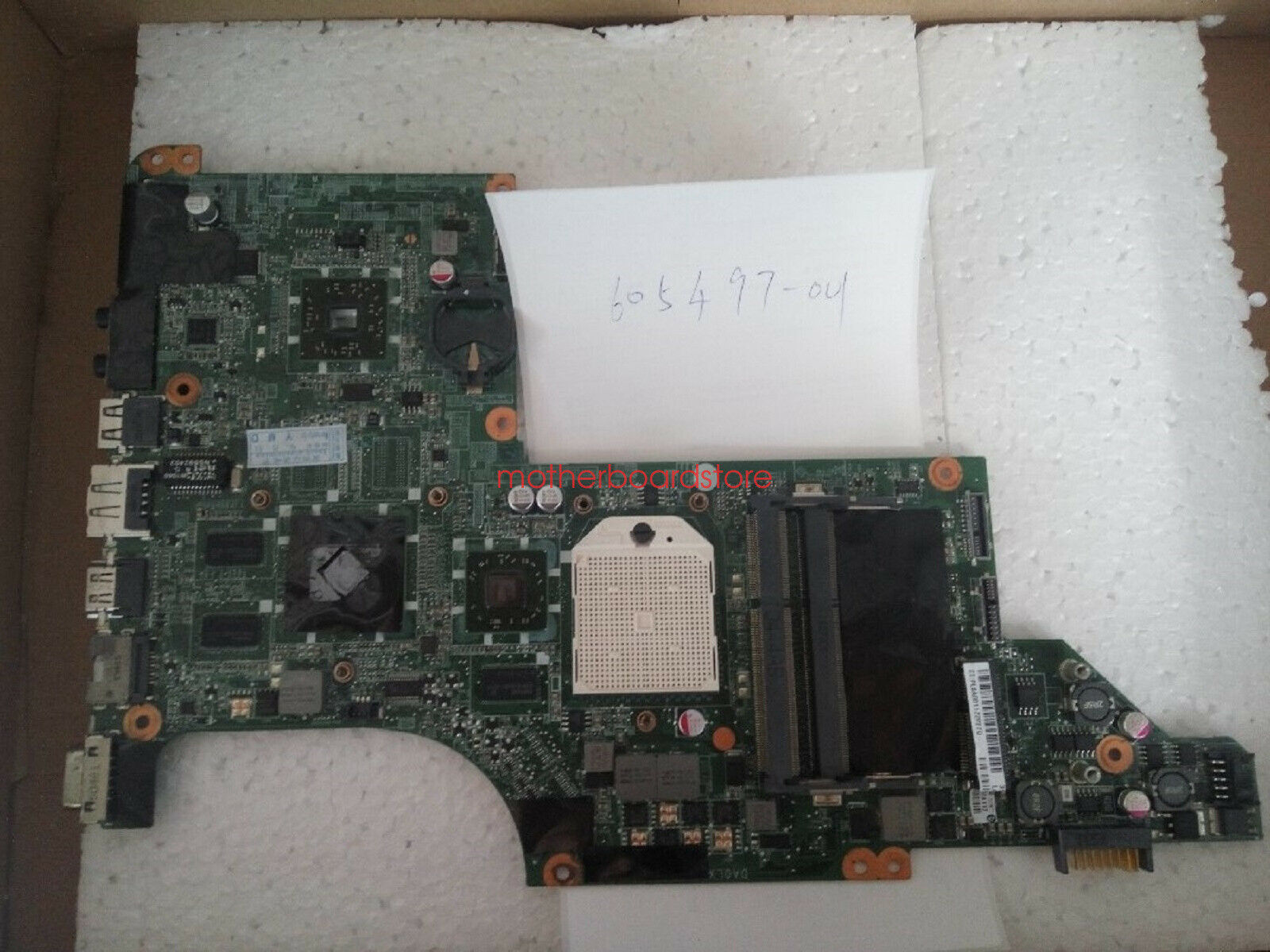 HP DV7-4000 DV7-4008CA AMD 5470/512 motherboard 605497-001 Tested Brand: HP Number of Memory Slots: 2 MPN