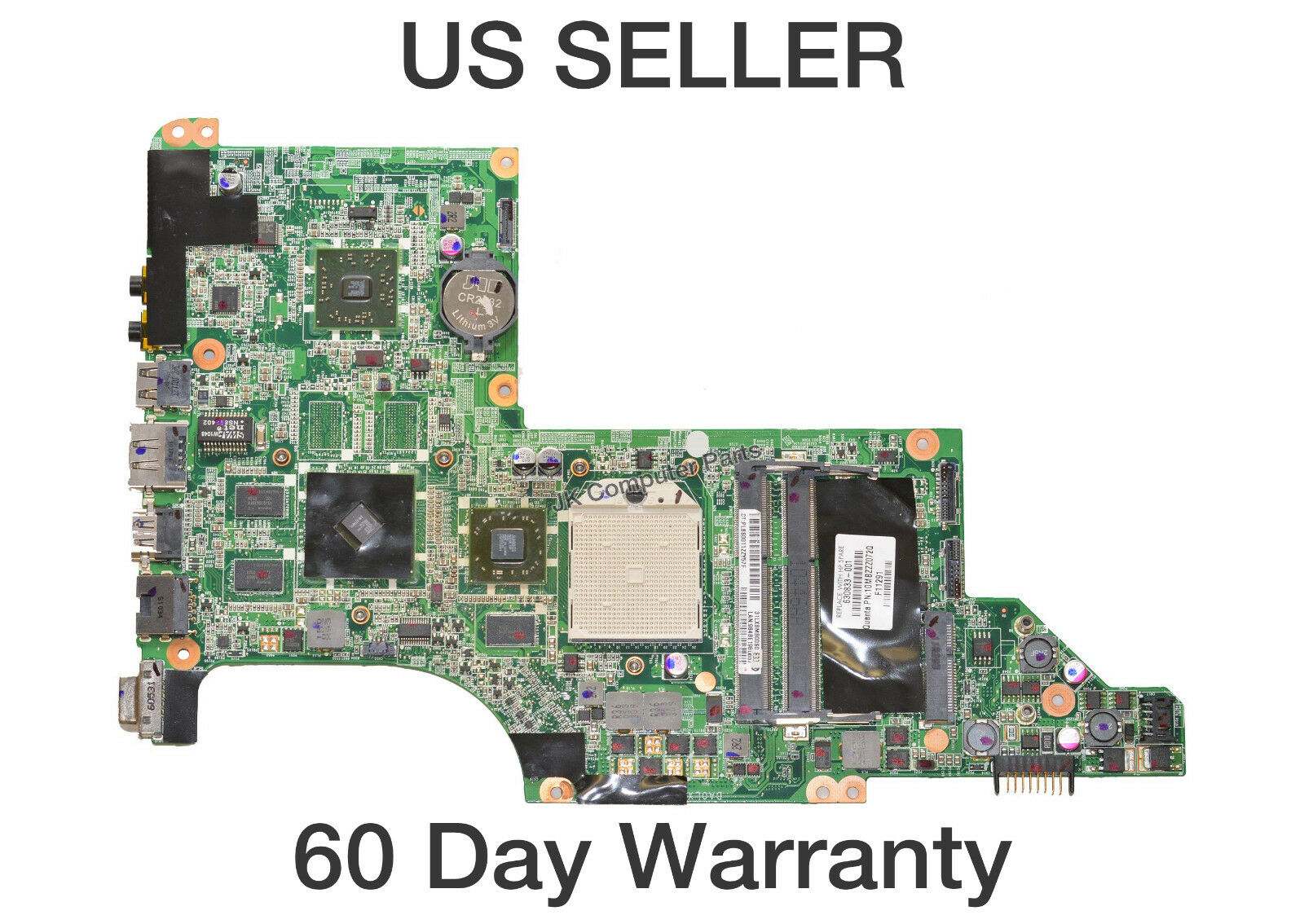 HP DV7-4267CL DV7-4270US DV7-4273US AMD Laptop Motherboard s1 630833-001 Brand: HP Compatible CPU Brand: AM