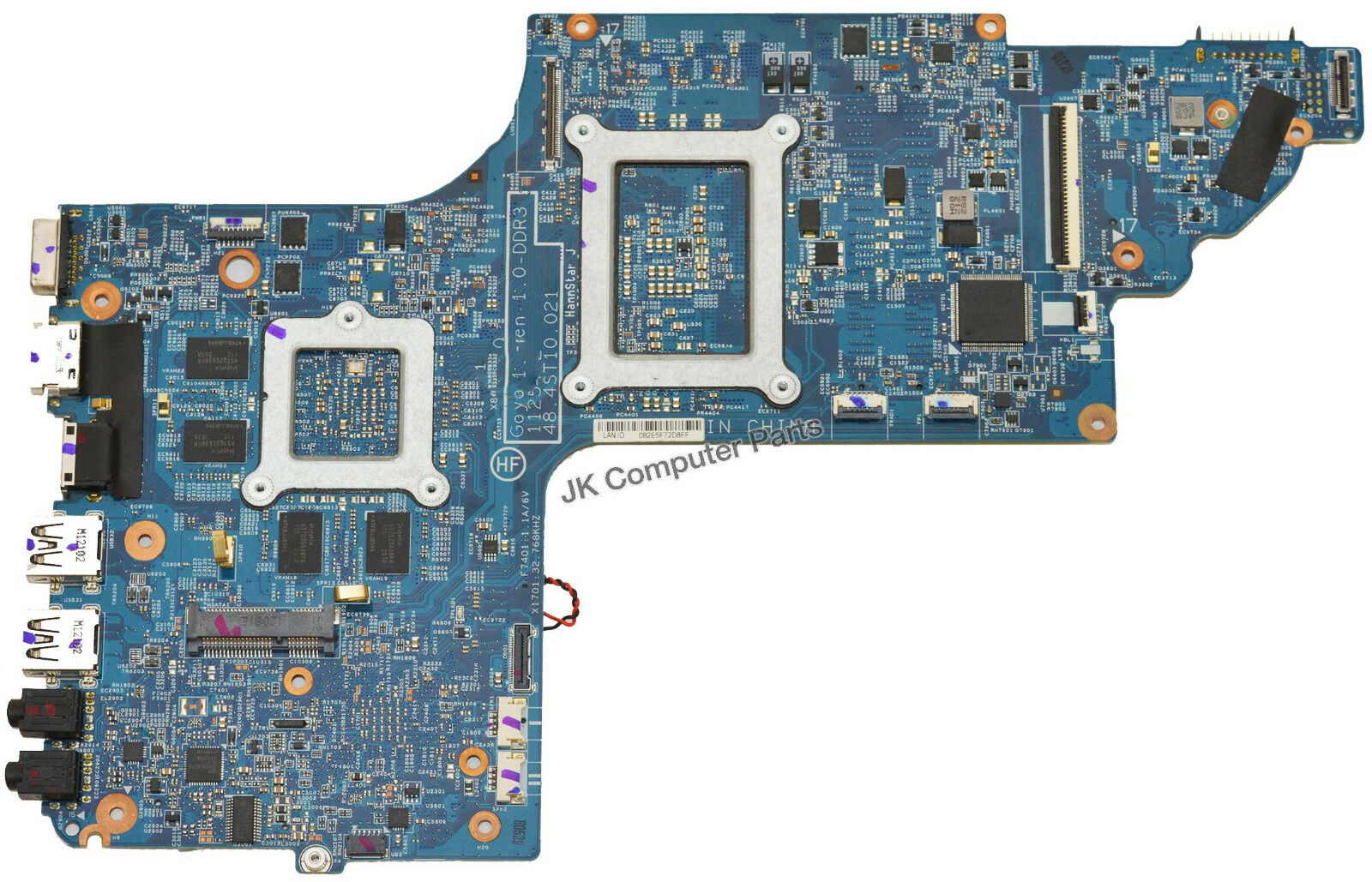 HP DV7-7000 650M/2GB DDR5 W8STD Intel Laptop Motherboard 11253-2 48.4ST06.021 Brand: HP Compatible CPU Br - Click Image to Close
