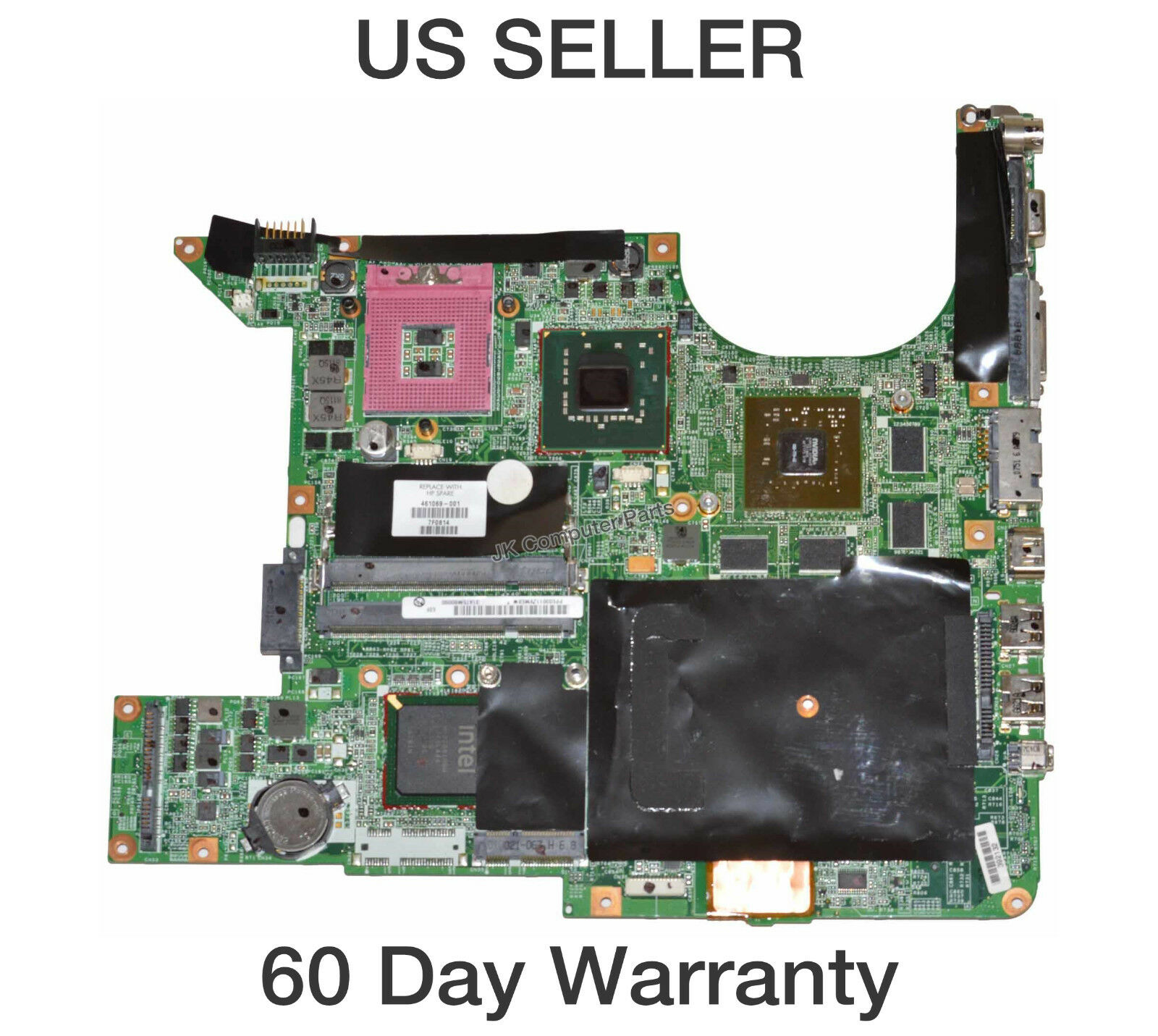 HP Pavilion DV9747 DV9748 DV9749 DV9750 DV9757 DV9760 Motherboard 461069-001 This motherboard is tested and - Click Image to Close
