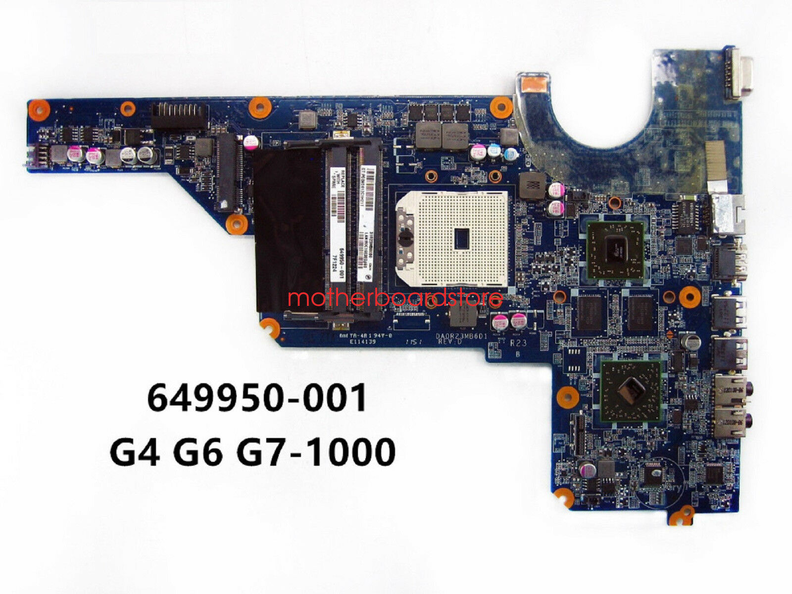 HP G4 G4-1000 G6 G6-1000 G7 G7-1000 AMD Motherboard HD6470/1G 649950-001 Tested Brand: HP Memory Type: DDR