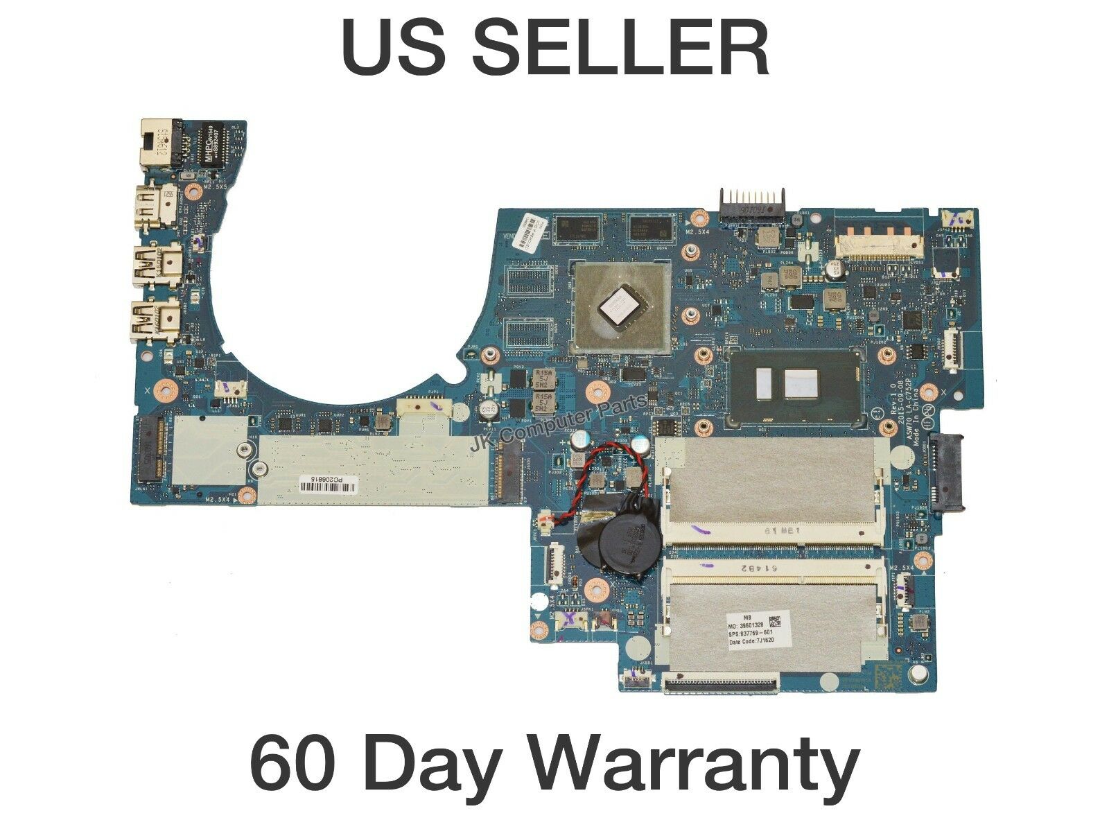 HP M7-N109DX DSC 940M 2GB i7-6500U 3DC WIN 837769-601 837769601 HP M7-N109DX Motherboard. No one is EVER ig