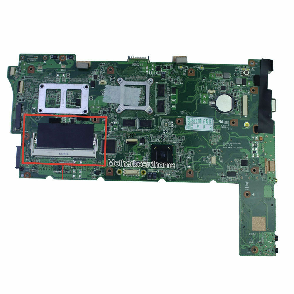For ASUS N73S N73SV N73SM Mainboard GT540M 2/3 RAM Slot N73SV Motherboard Test Compatible CPU Brand: Intel