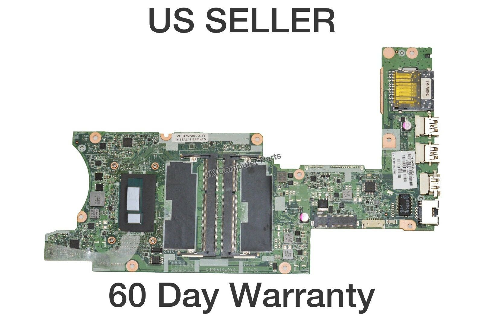 HP Pavilion X360 15-U Laptop Motherboard i7-4510U 2.0Ghz CPU DA0Y61MB6E0 HP Pavilion X360 15-U Laptop M