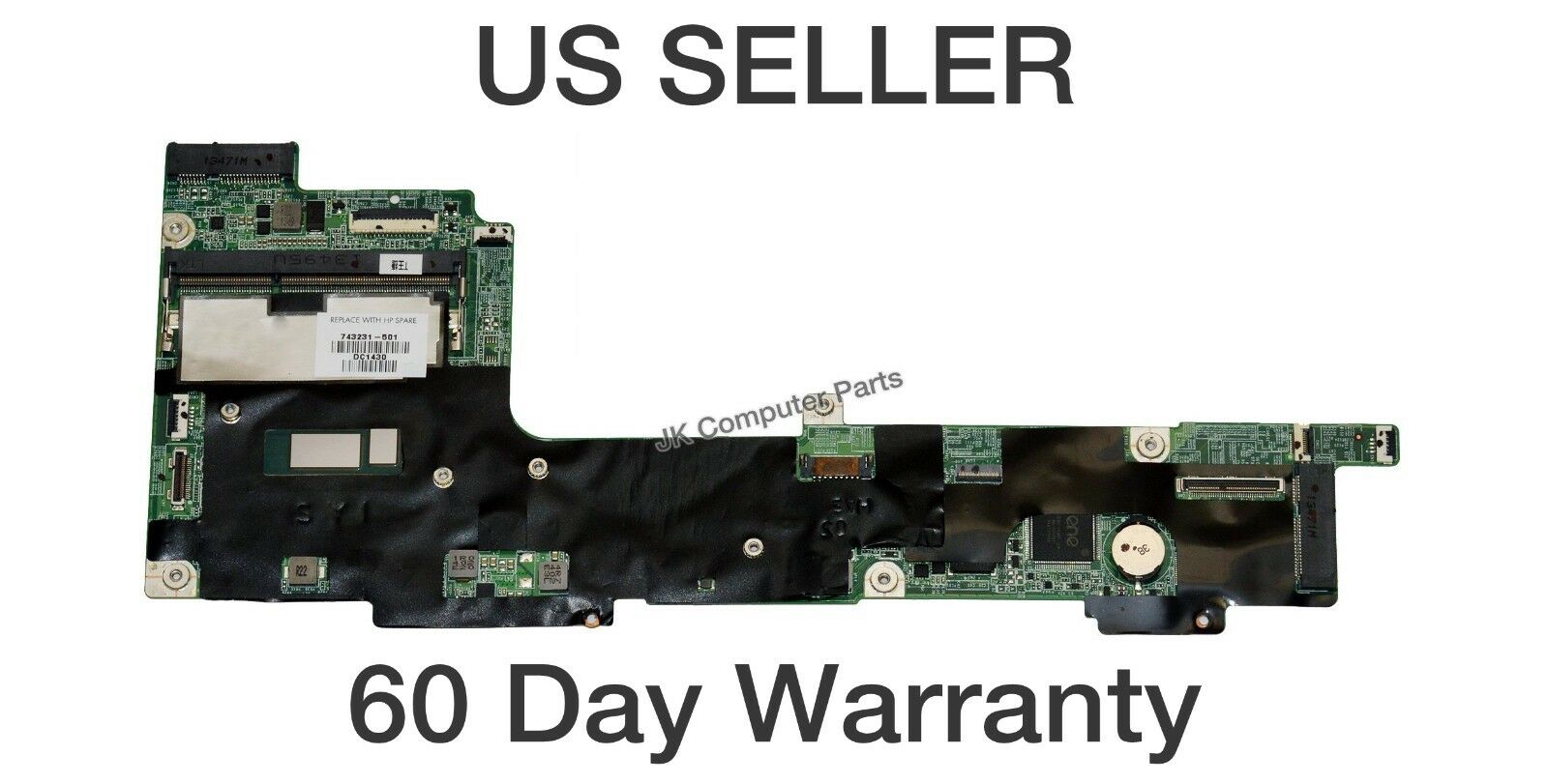 HP Pavilion x2 13-P Laptop Motherboard w/ Intel i3-4020Y 1.5Ghz CPU 743231-501 This motherboard is pulled f