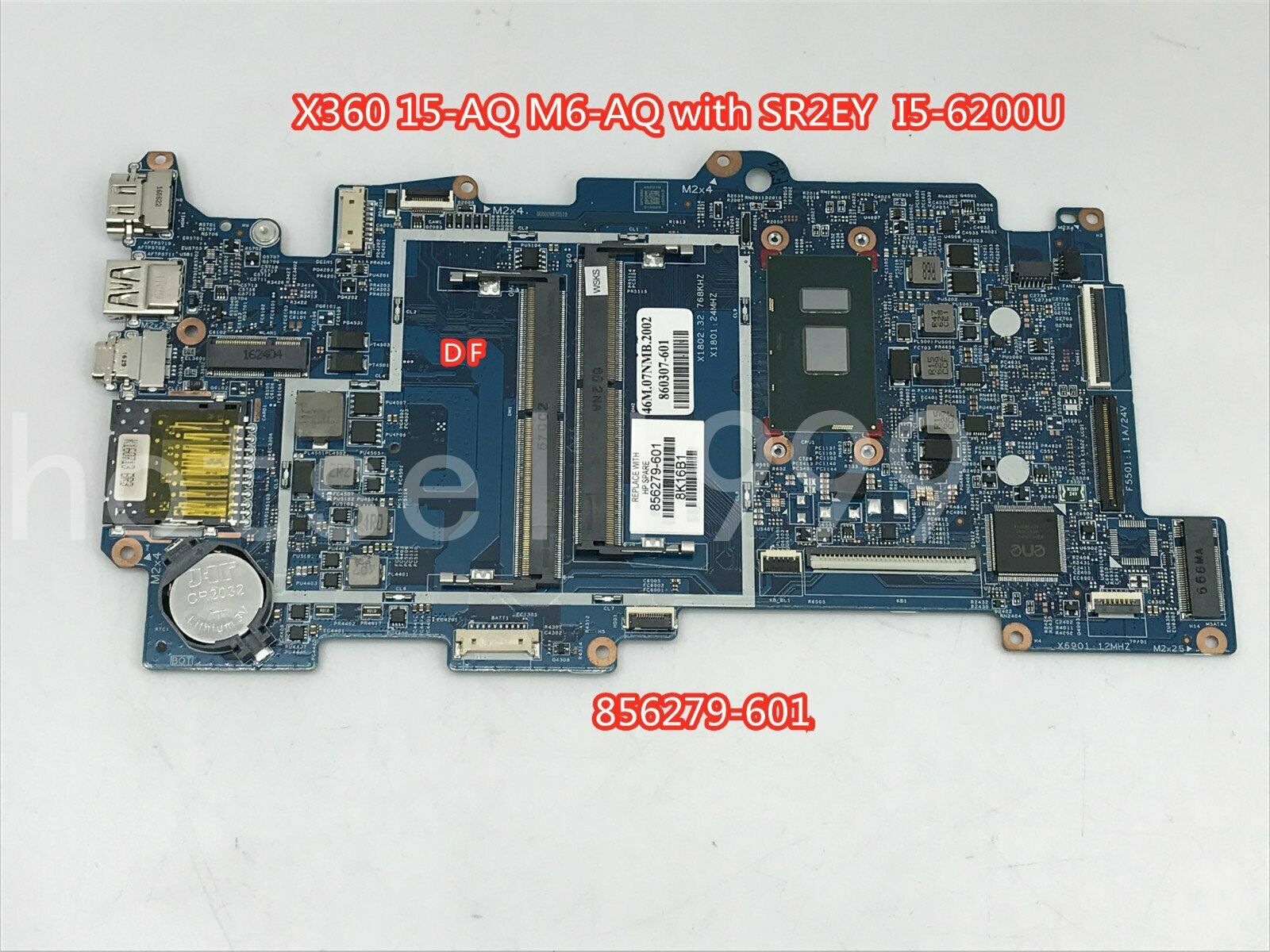 FOR HP ENVY x360 M6-AQ Laptop Motherboard Intel i5-6200U 2.3Ghz CPU 856279-601TE Brand: HP Number of Memory - Click Image to Close