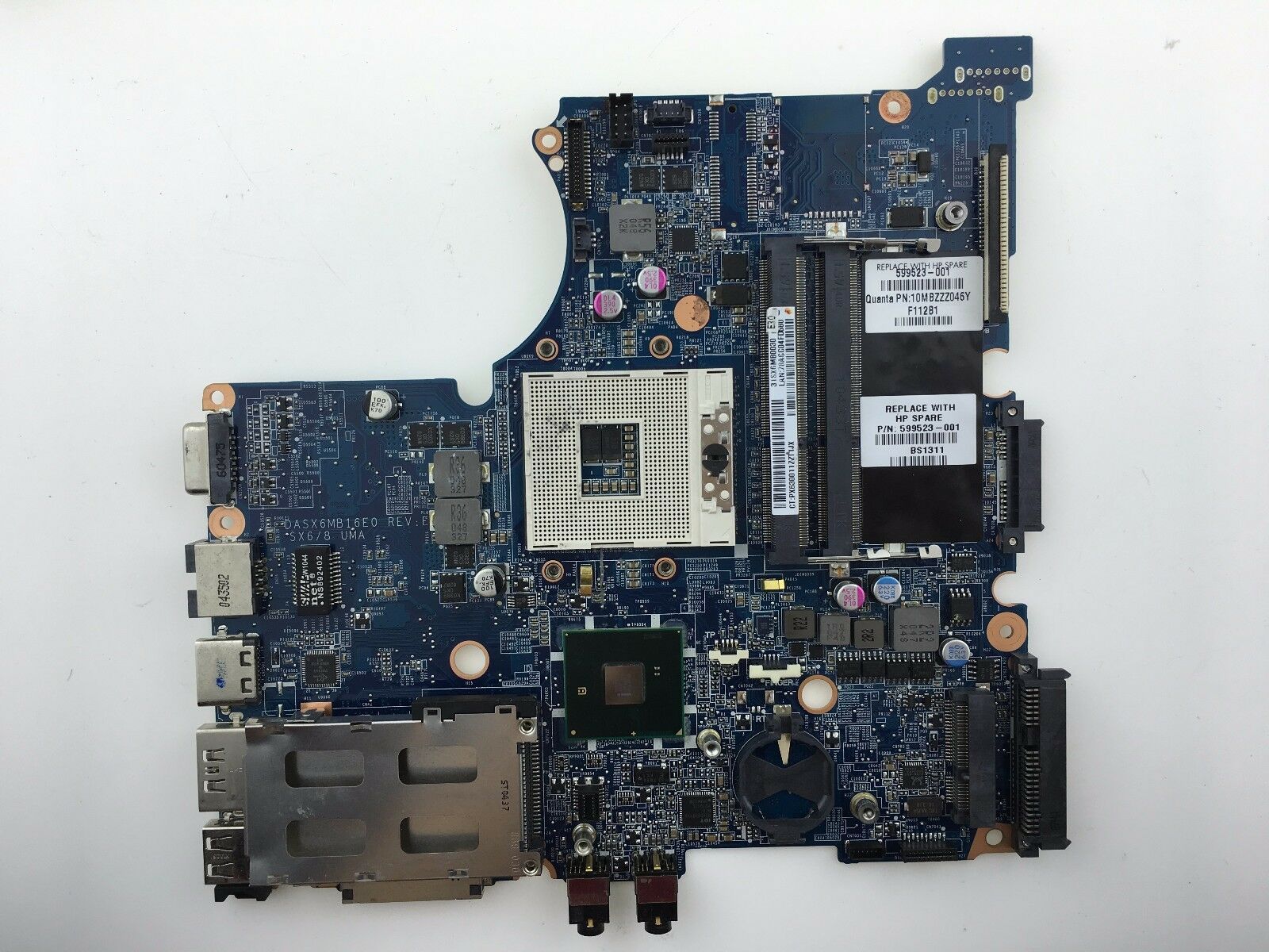 599523-001 HM57 Motherboard for HP PROBOOK 4420 4420S laptop,DASX6MB16E0 DDR3"A" Brand: HP Input/Output Po