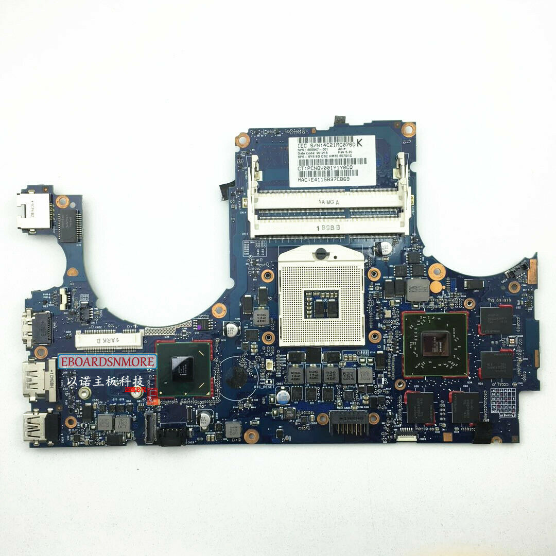 668847-001 HP Envy 15 15-3000 Motherboard Intel HM65 Laptop 6050A2459001-MB-A02 Compatible CPU Brand: Intel