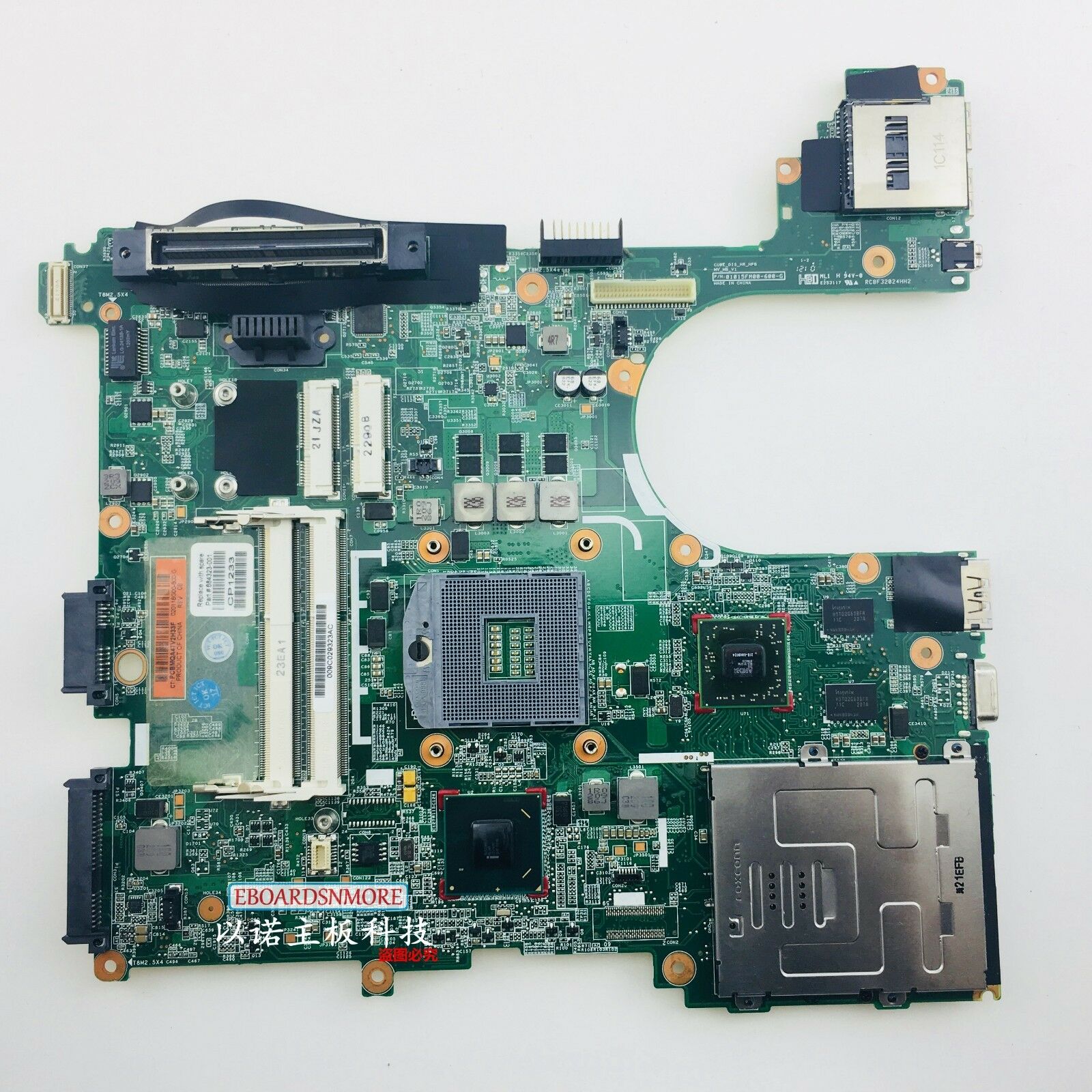 684323-001 HP Elitebook 8560P Laptop Motherboard QM67 DDR3 ATI HD7400M Video Compatible CPU Brand: Intel Fe - Click Image to Close