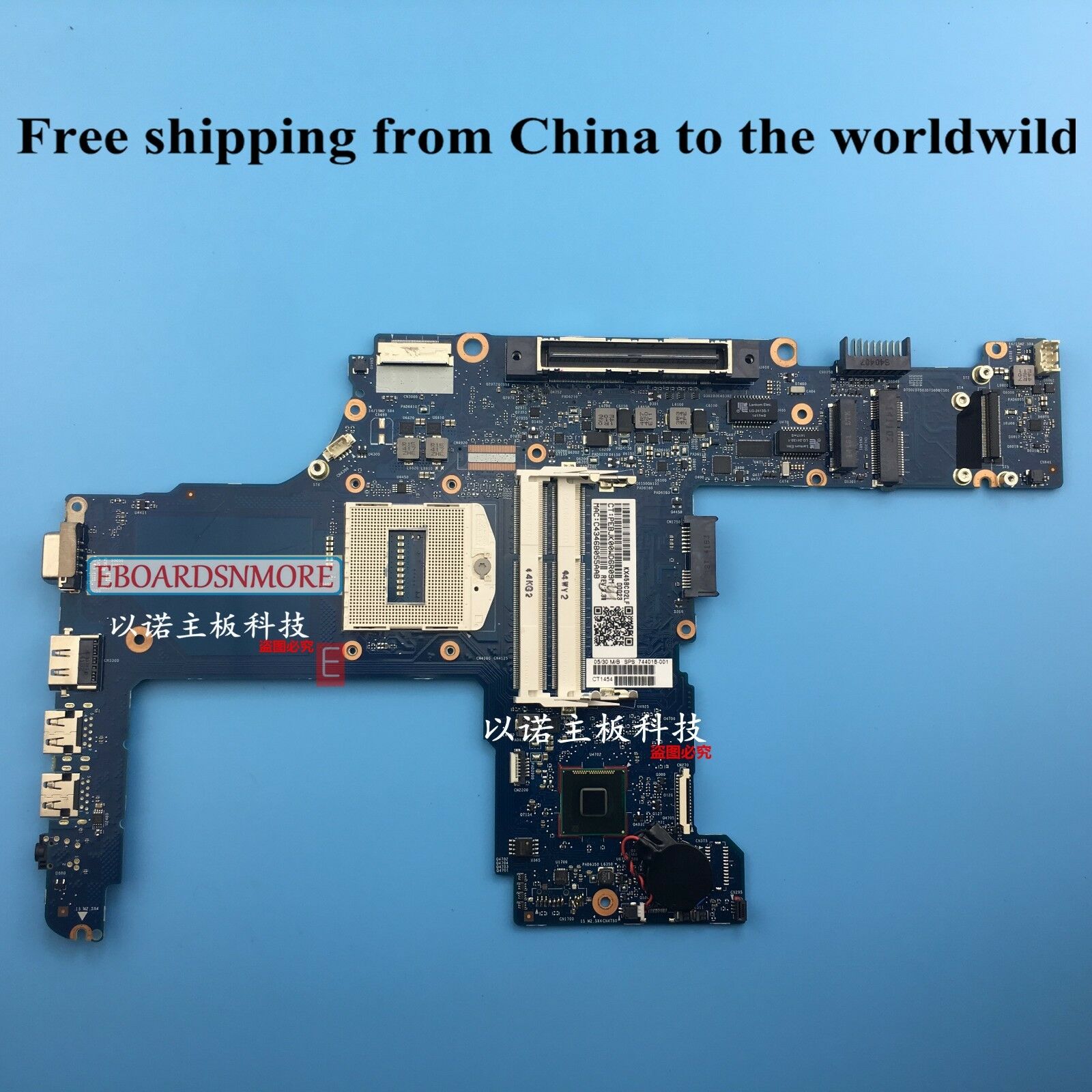744016-001 744016-501 744016-601 HP probook 650 G1 640 G1 laptop motherboard A Compatible CPU Brand: AMD Fea
