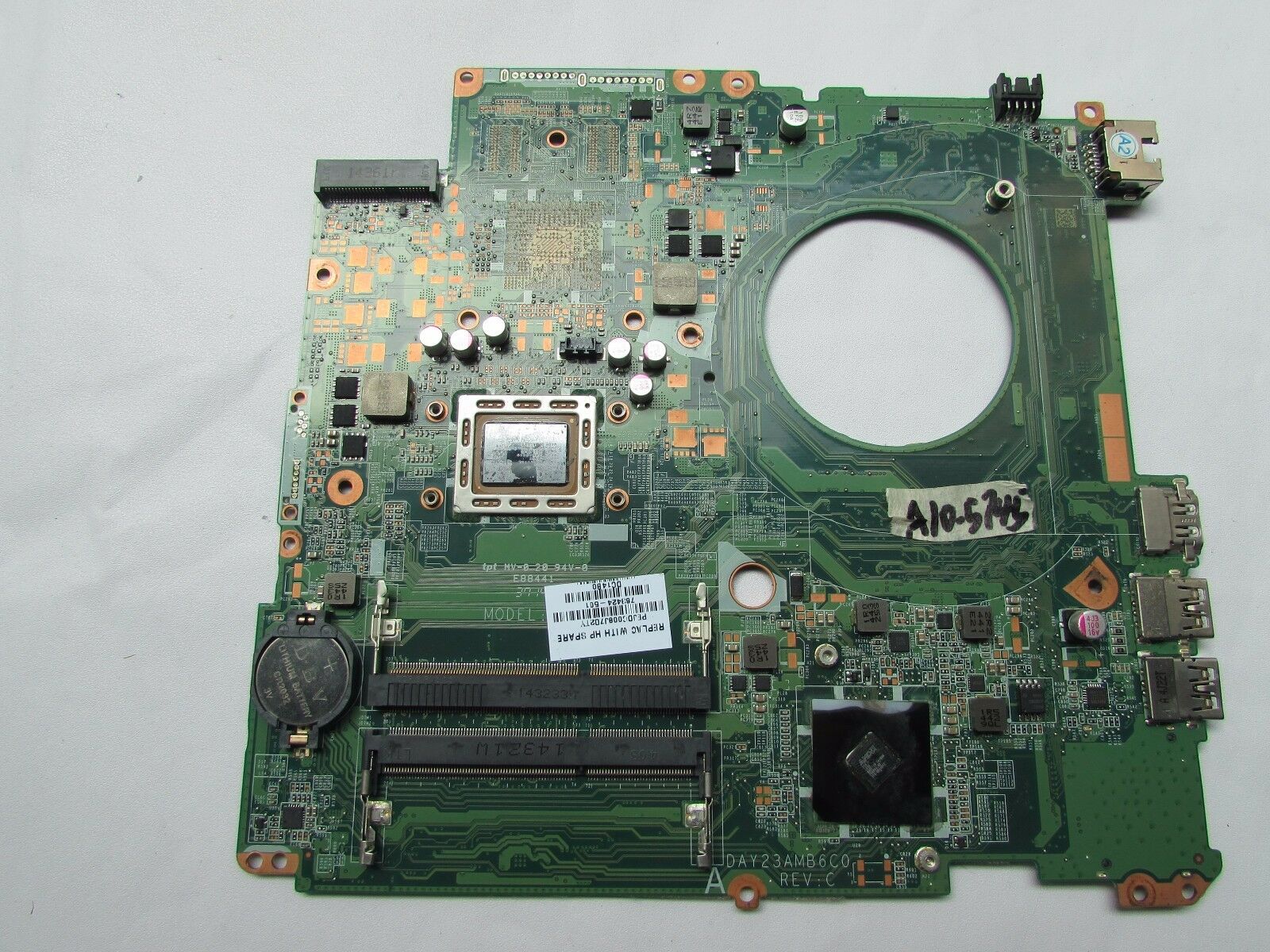 763424-501 763424-001 laptop motherboard For HP Pavilion 17-F DAY23AMB6C0 A10-5 Country/Region of Manufactu