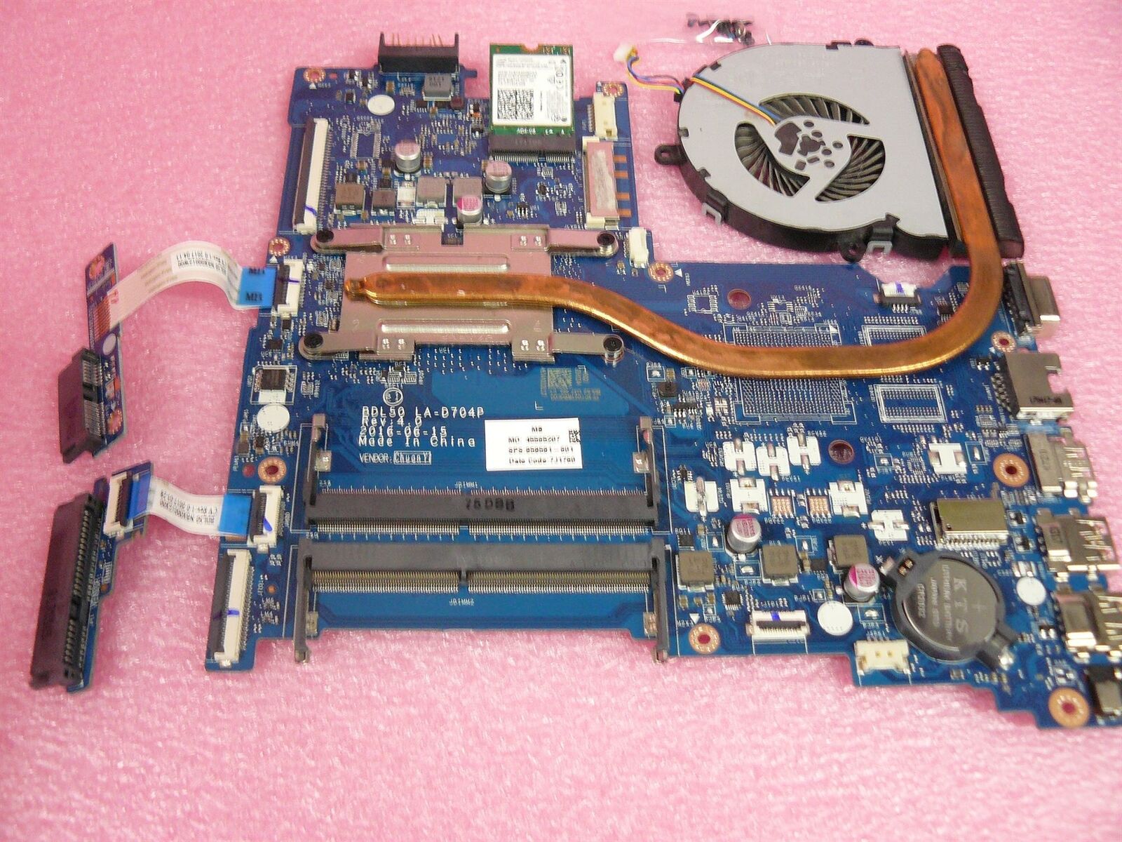 HP 250 G5 MOTHERBOARD BDL50 LA-D704P 858581-601 Category: Computer Location: LT18 Brand: HP Ignore Me: Use