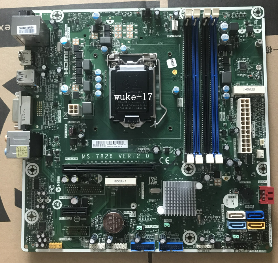 HP ENVY 700 Phoenix 810-460 MS-7826 Z97 Desktop Motherboard s1150 784740-001 Compatible CPU Brand: Intel MP