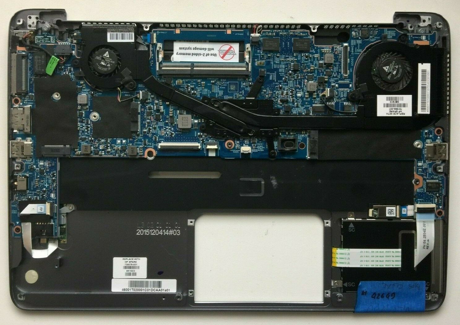 HP EliteBook Folio 1040 G2 Motherboard 798519-001 Compatible CPU Brand: Intel Memory Type: DDR3 SDRAM MP