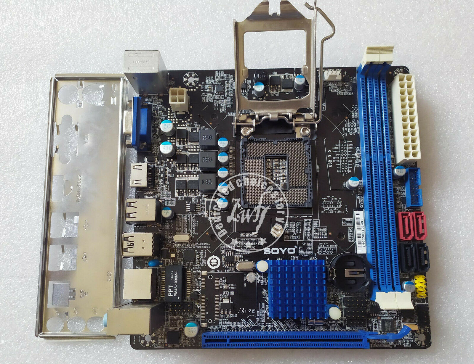 Intel Socket 1150 SOYO H81 17x17 mini-ITX motherboard mini PC HDMI SATA3 x16slot Compatible CPU Brand: Intel - Click Image to Close
