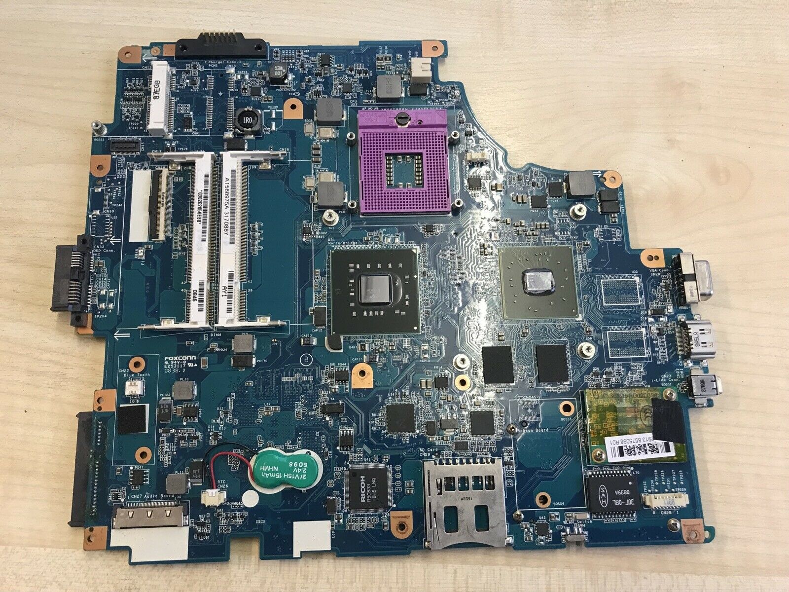 Sony VAIO VGN-FW Series VGN-FW21L PCG-3D1M Motherboard MBX-189 A1568975A TESTED Brand: Sony Memory Type:
