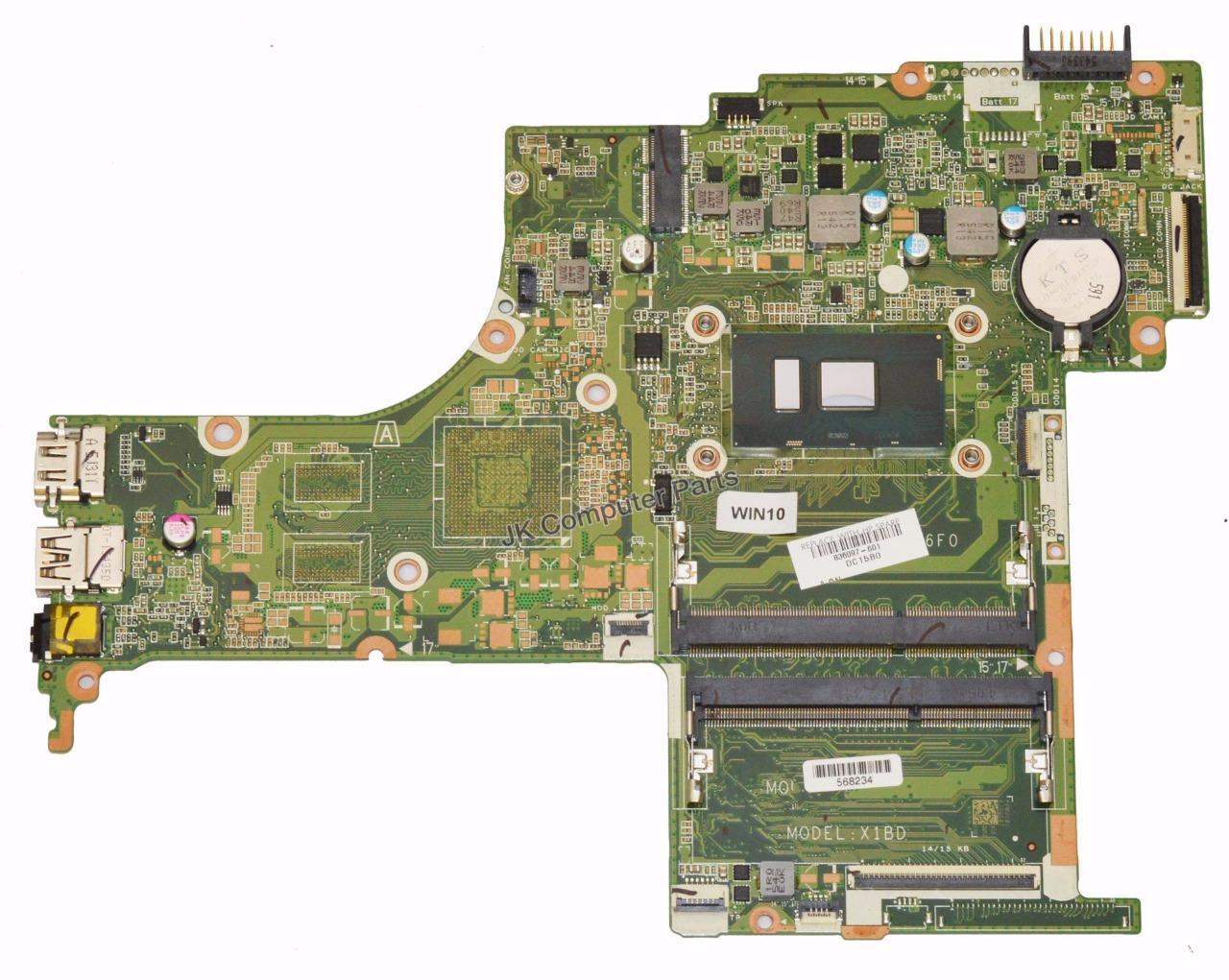 HP 15-AN051DX Laptop Motherboard w/ Intel i5-6200U 2.2Ghz CPU 836097-601 Brand: HP Compatible CPU Brand: I