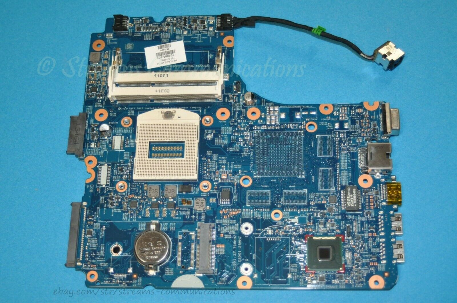 HP ProBook 450 G1 Notebook INTEL Laptop Motherboard w/ DC Jack 734085-001 Compatible CPU Brand: Intel Memor