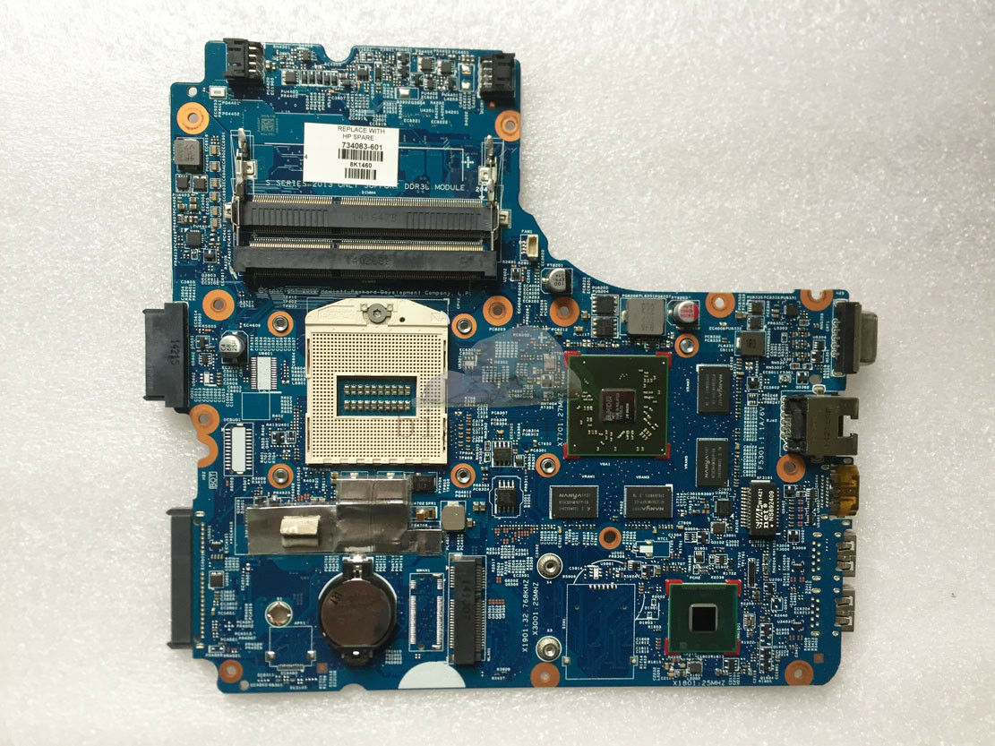Laptop Motherboard 734083-601 734083-501 FOR HP ProBook 450 470 440 455 HD 8750M Compatible CPU Brand: Intel - Click Image to Close
