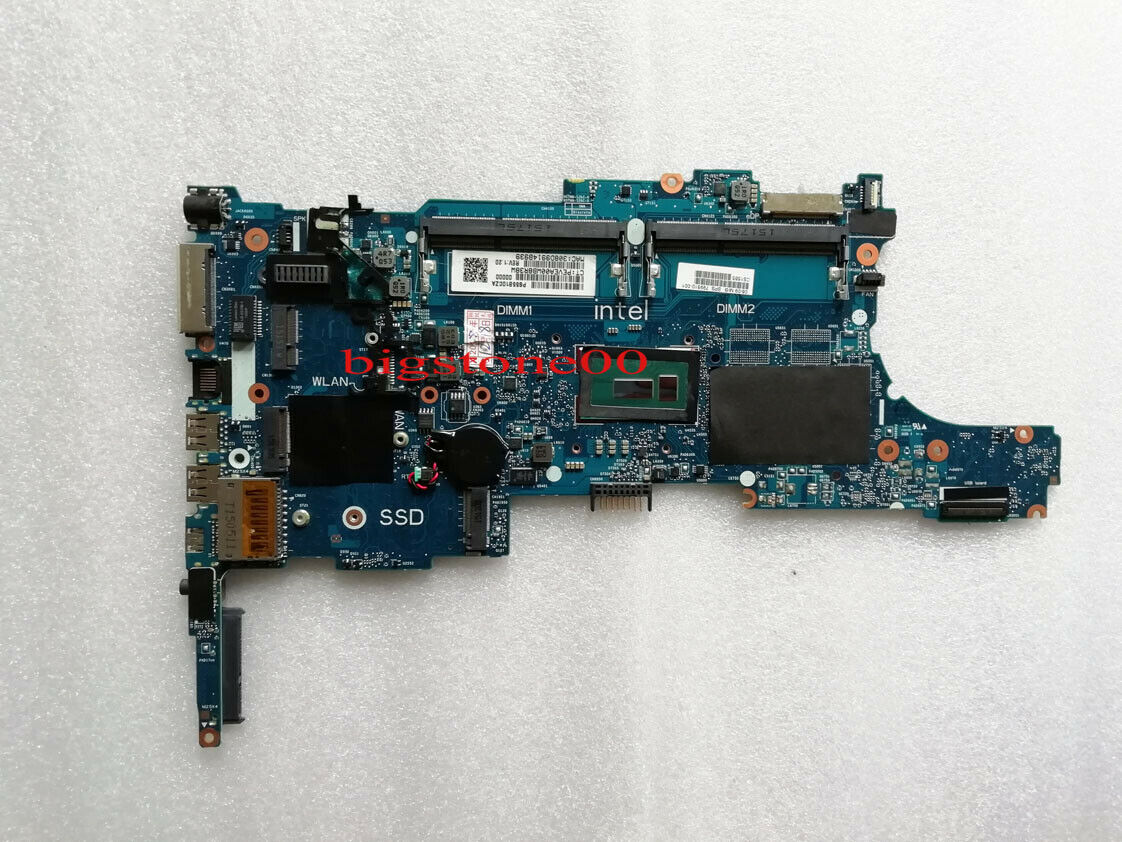For HP 840 850 G2 Intel Laptop Motherboard, 799510-001 W/ I5-5200U CPU Model: 850 G2 Brand: HP Input/Outp