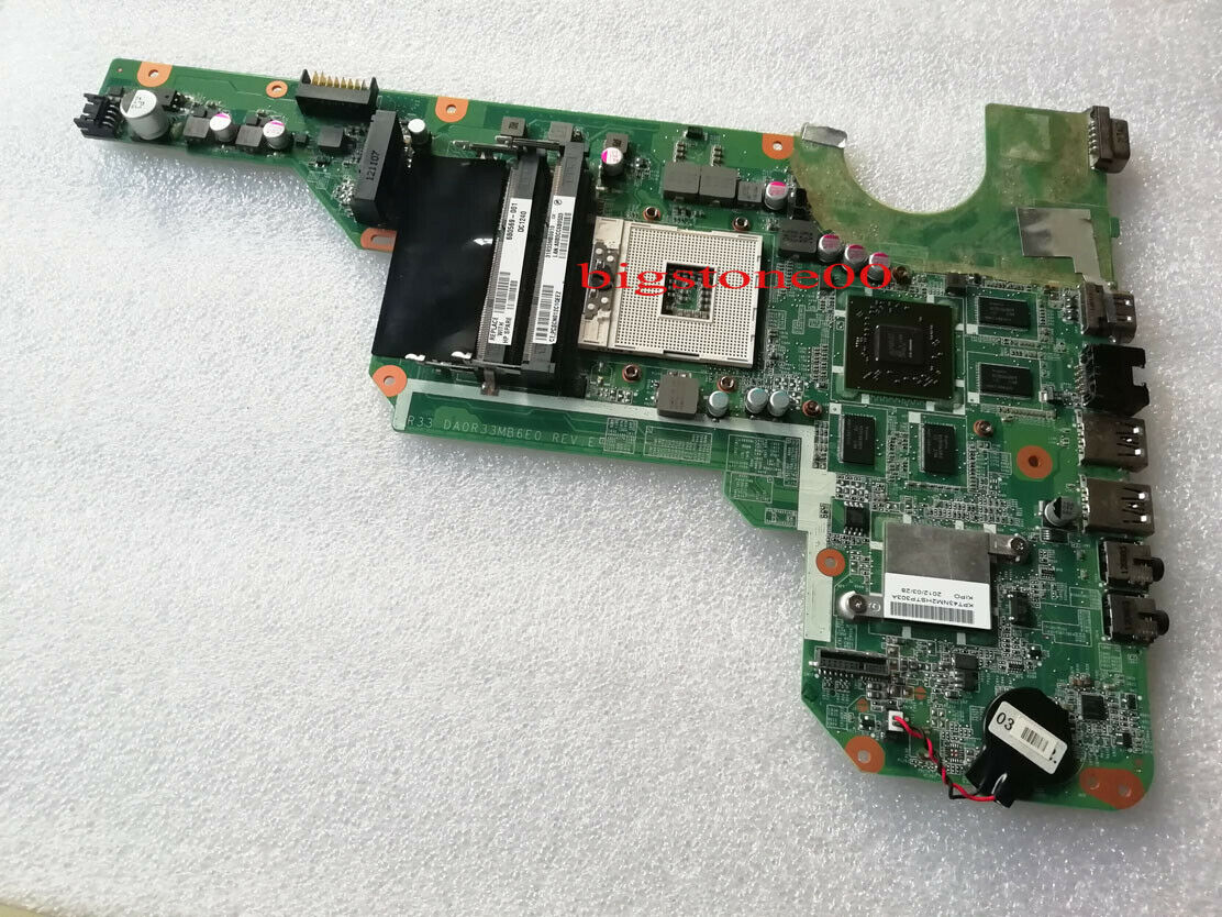 HP Pavilion G4 G6 G7 G6-2000 G7-2000 Intel HM76 7670M/1G Motherboard 680569-001 Socket Type: Socket 989 Bra