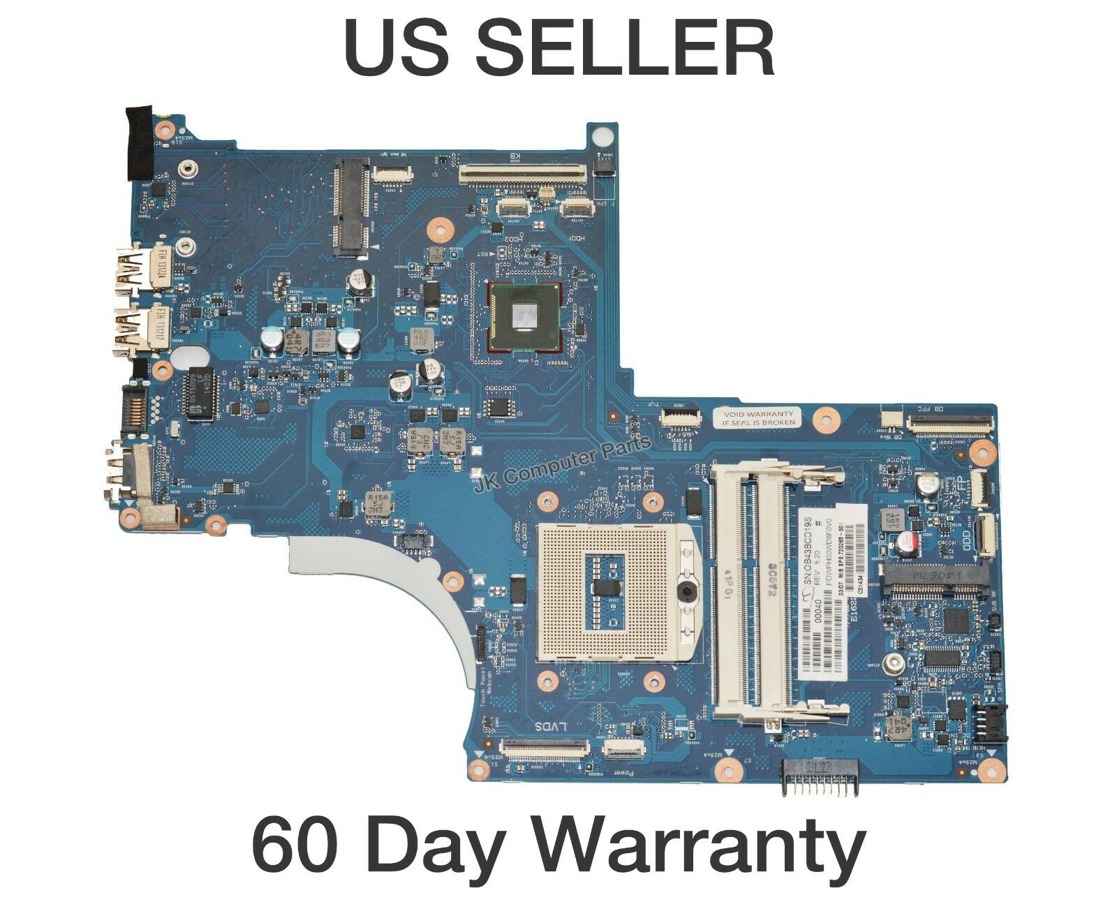 HP Envy M7-J Intel Laptop Motherboard s947 6050A2549501-MB-A02 HP Envy M7-J. This motherboard is pulled fro