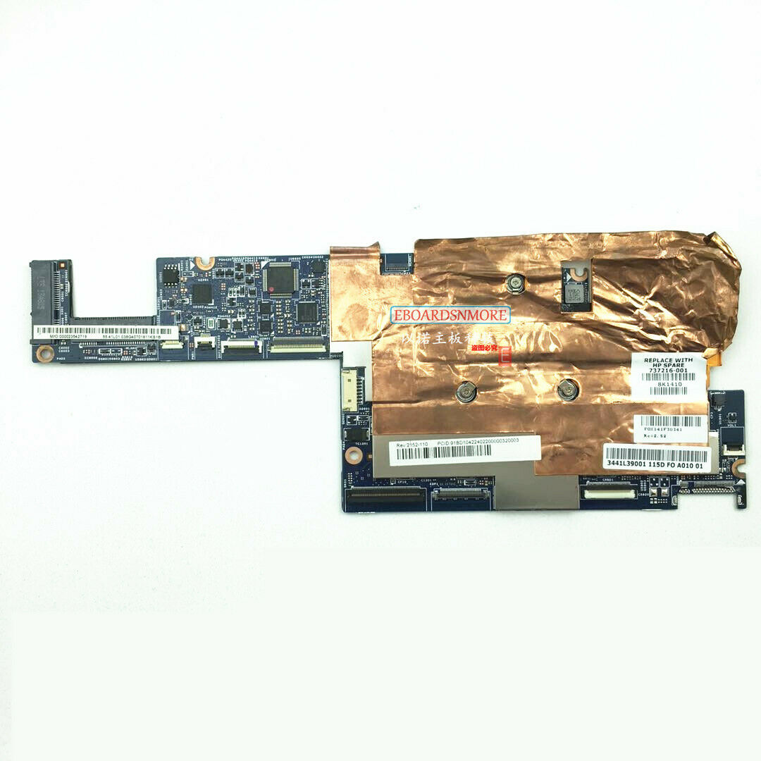 738499-501 For HP Split 13-G Laptop Motherboard 6H.41LMB.102 i5-4202Y CPU Compatible CPU Brand: AMD MPN: