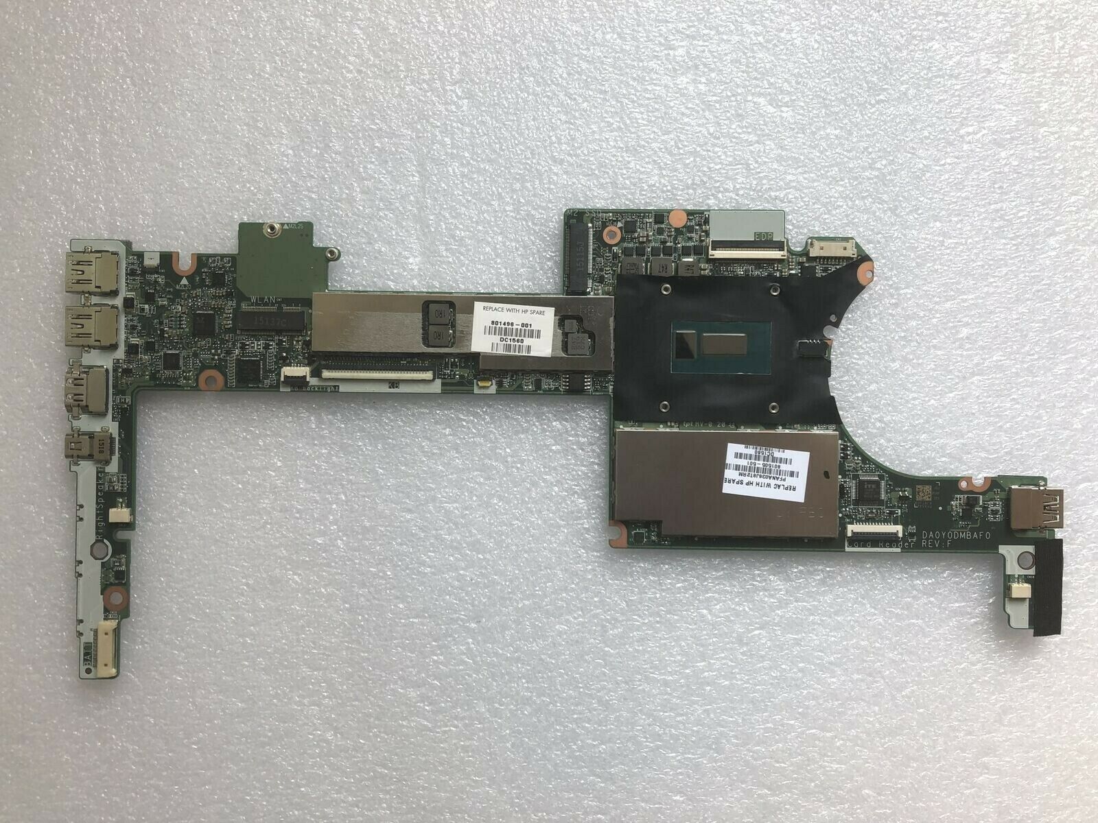 801505-501 For HP SPECTRE X360 13-4001 Laptop Motherboard Intel I7-5500 CPU Compatible CPU Brand: Intel Mem - Click Image to Close